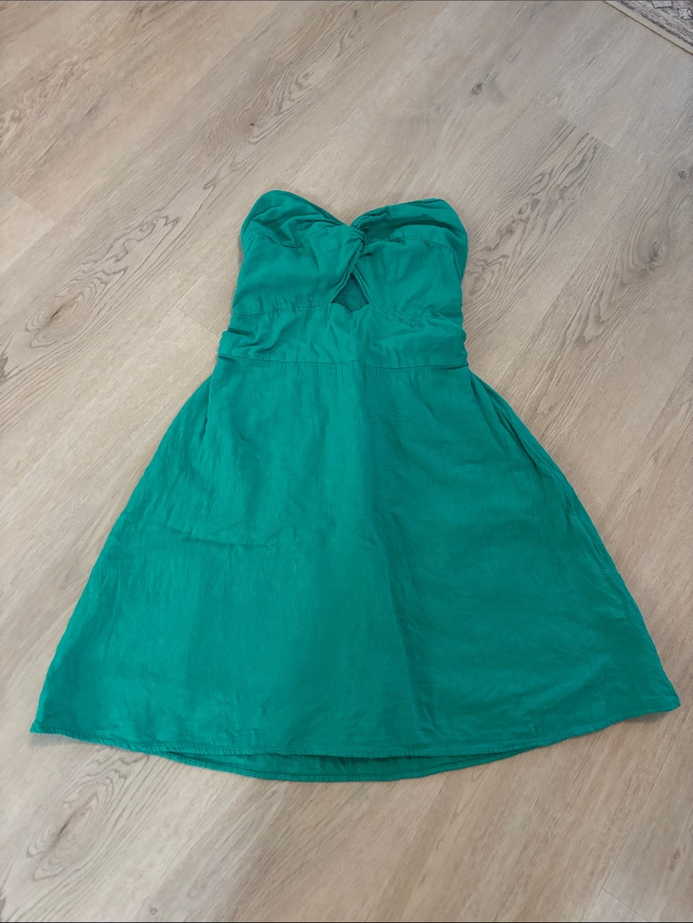 Blanco By Nature Green Dress cotton mini size M